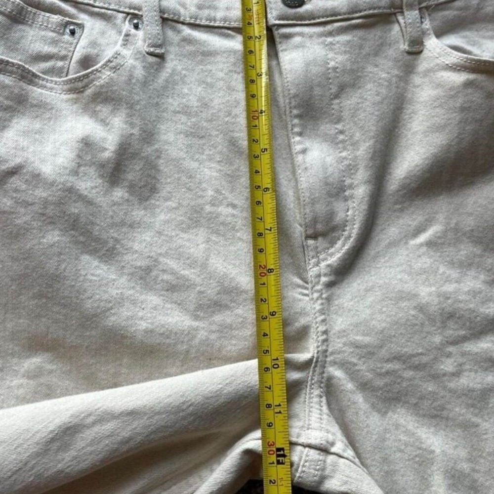 Calvin Klein Jeans Mens 32 High Rise 90s Fit Off White Cream Straight Leg Denim - Picture 4 of 7
